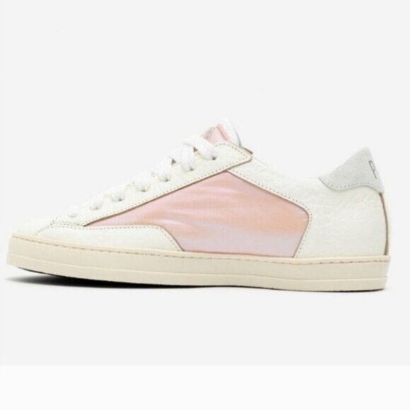 P448 Italy Fashion Sneakers Shoes Low Size 37 New - Picture 10 of 15